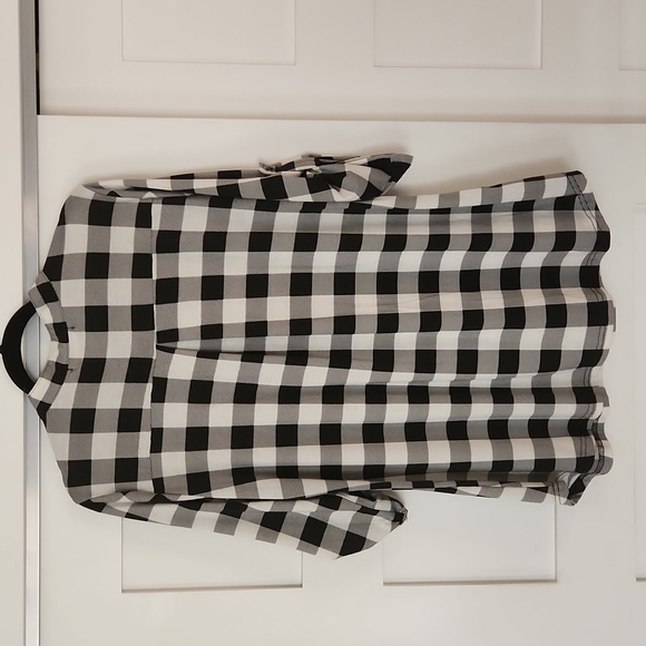 Women's Zip Up Lightweight Flannel Shirt - Picture 6 of 7